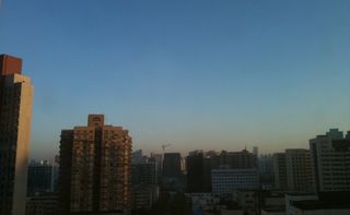 上海の朝